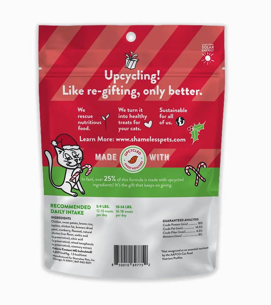 Kitty Cane Crunchy Cat Treats 2.5oz - Cranberry & Chicken Toys N Treats Box