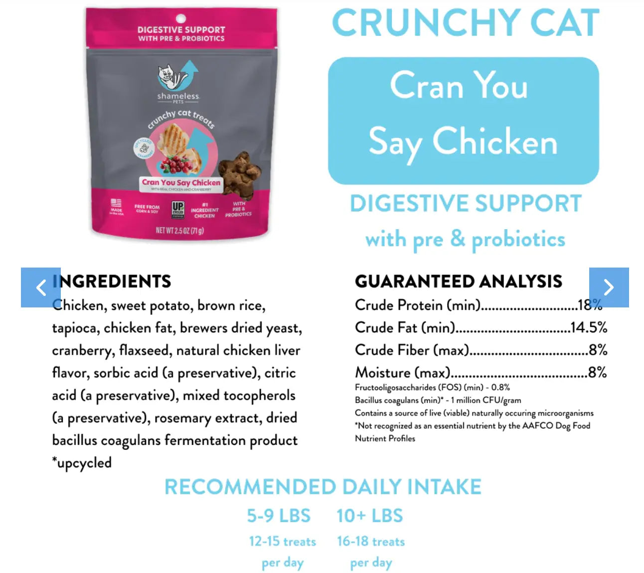 Can you Say Chicken Cat Treats 2.5oz Toys N Treats Box