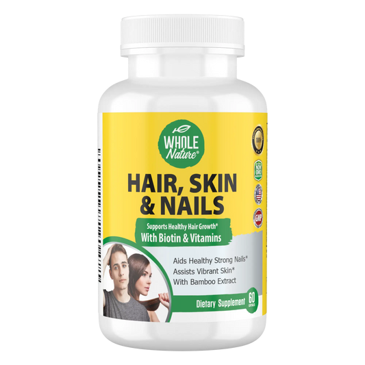 Whole Nature Hair Skin Nails Vitamins with MSM Whole Nature