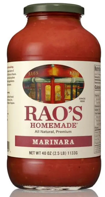 RAOS MARINARA PASTA SCE ( 6 X 40 OZ   ) Camelots Nutrition