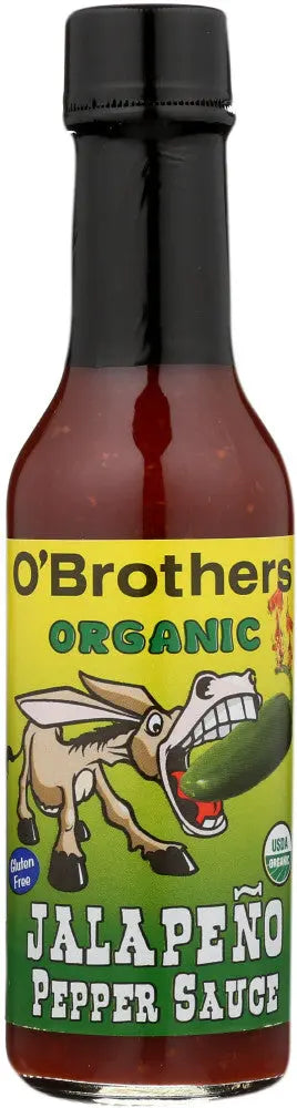 O`Brothers Hot Sauce Jalapeno Pepper Sauce (12X5 OZ) Camelots Nutrition