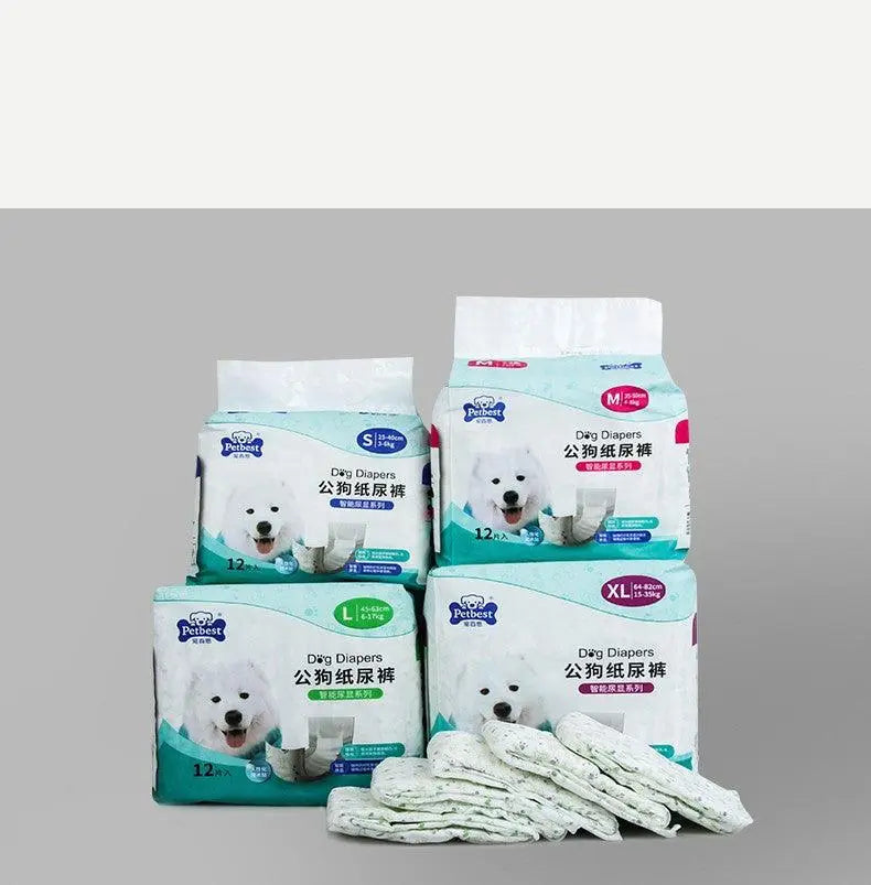 Petbest Gentleman's Essential Dog Diaper - Stylish And Effective Male Dog Diaper-4