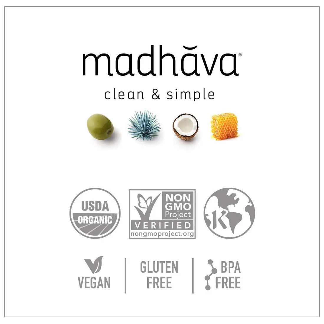 Madhava Agave Nectar Light (6x23.5Oz) Camelots Nutrition