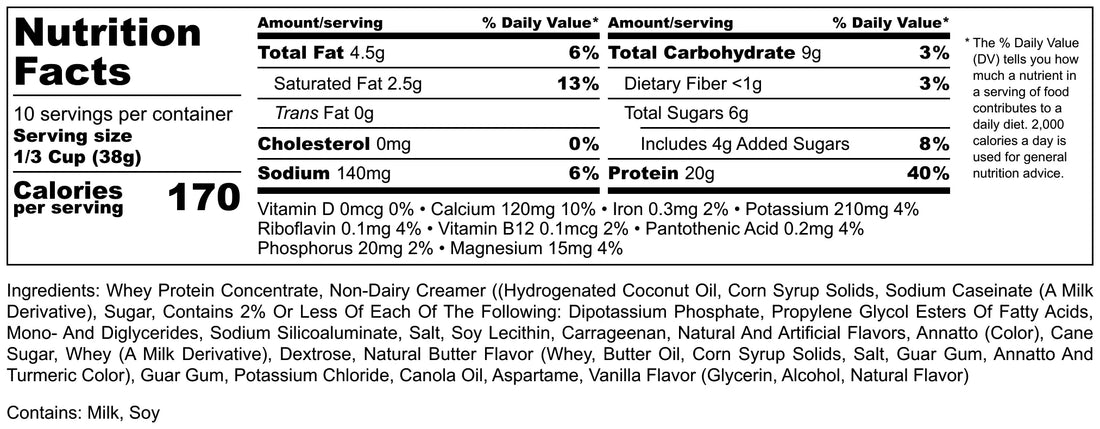 Vanilla Protein Smoothy Hi-West Foods, Inc.
