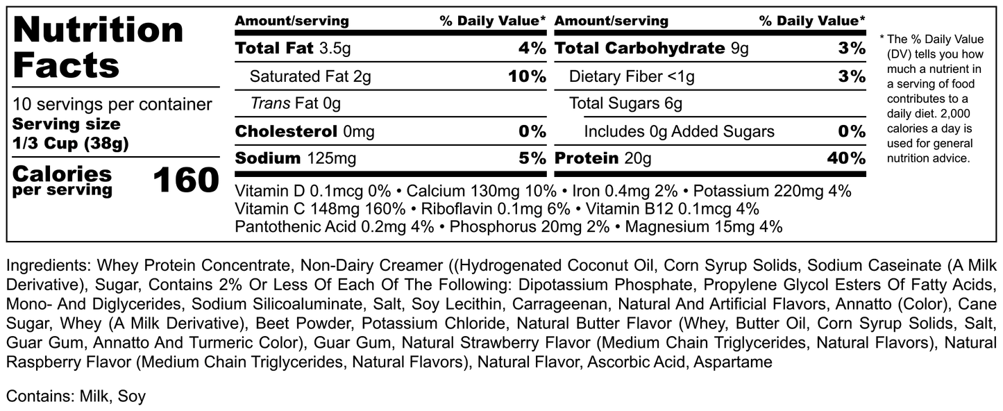 Berry Berry Protein Smoothy Hi-West Foods, Inc.