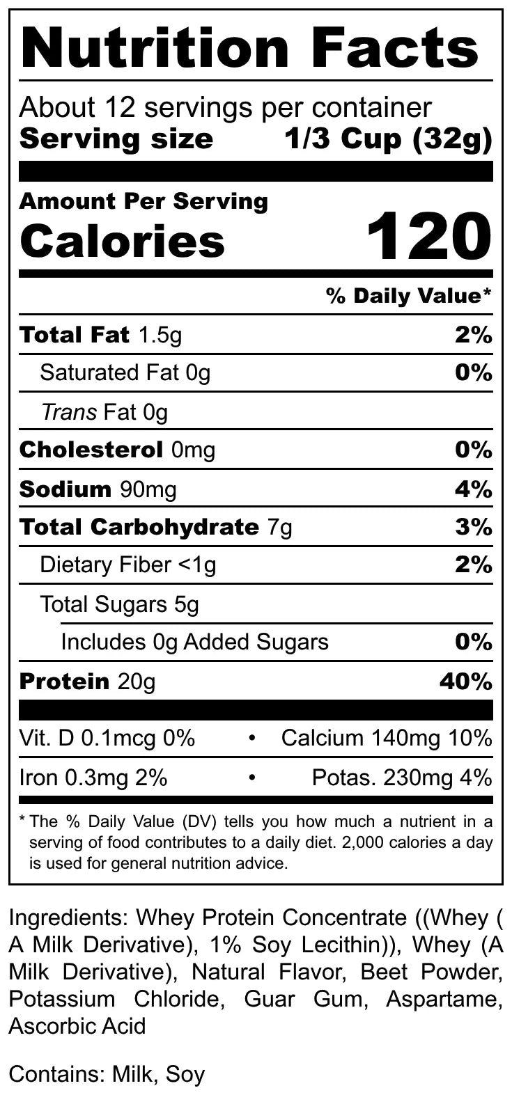 Berry Protein Shake Hi-West Foods, Inc.