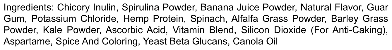 Super Greens Drink Mix Hi-West Foods, Inc.