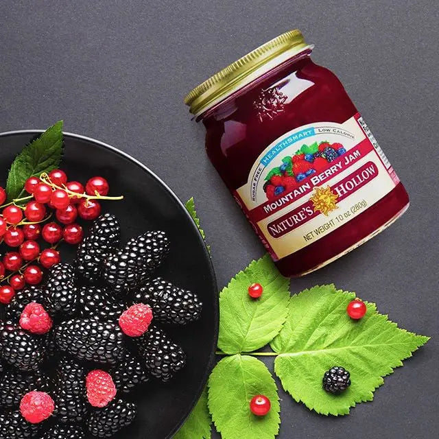 Nature's Hollow Mountain Berry Jam  (6x10 OZ) Camelots Nutrition
