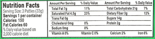 Heavenly Organics Honey Patties Chocolate MInt (16x1.2 OZ) Camelots Nutrition