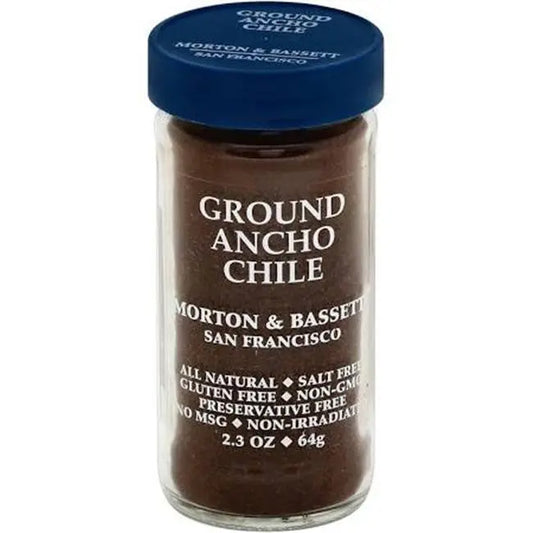 MORTON ANCHO CHILI PWDR ( 3 X 2.3 OZ   ) Morton & Bassett