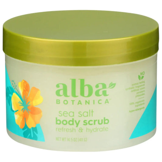 Alba Botanica Sea Salt Body Scrub (1x14.5 Oz) Alba Botanica