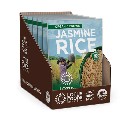 OG2 LOTUS BROWN JAS RICE ( 6 X 8 OZ   ) Camelots Nutrition