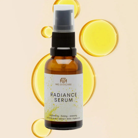 RADIANCE SERUM.  Retinol - Ascorbic Acid - Fruit Acids & Hyaluronic Acid MG Skincare