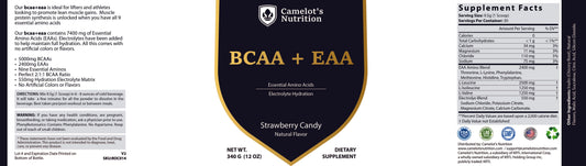 BCAA + EAA (Strawberry Candy) Camelot's Nutrition