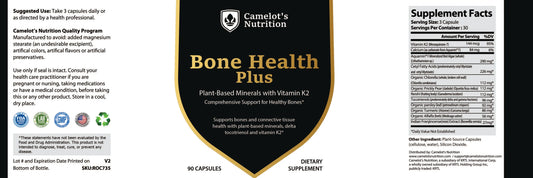 Bone Health Plus Camelot's Nutrition