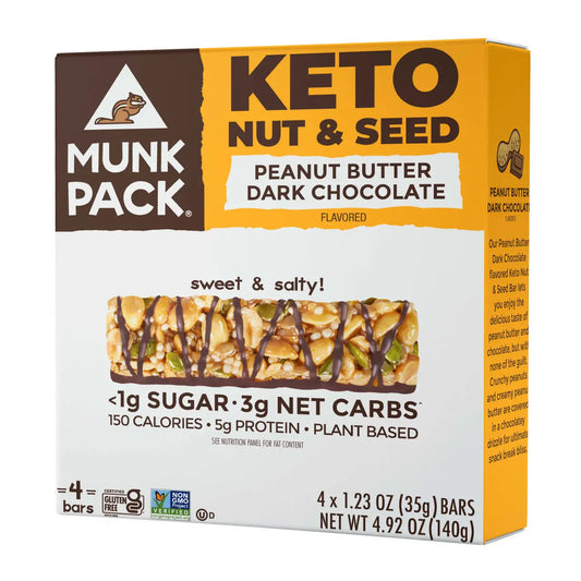 MUNK KETO PBTR DK CHOC ( 6 X 4 PACK ) Camelots Nutrition