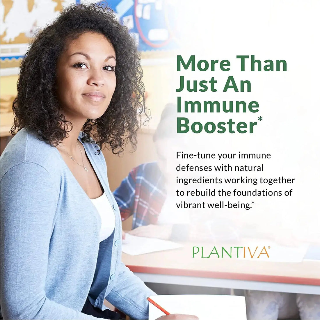 ImmuneDx 60-Cap Bottle, Vegan Plantiva Natural Supplements