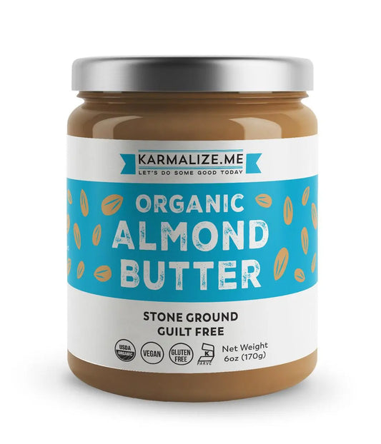 Organic Almond Butter  - Freshly Made Karmalize.Me