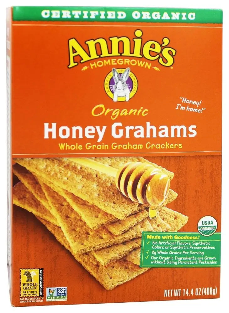 Annie's Homegrown Honey Grah Cracker (12x14.4OZ ) Camelots Nutrition