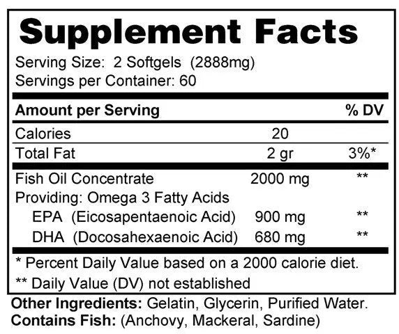 Active Life Omega-3 Pro Triple Strength Chiron Scientific