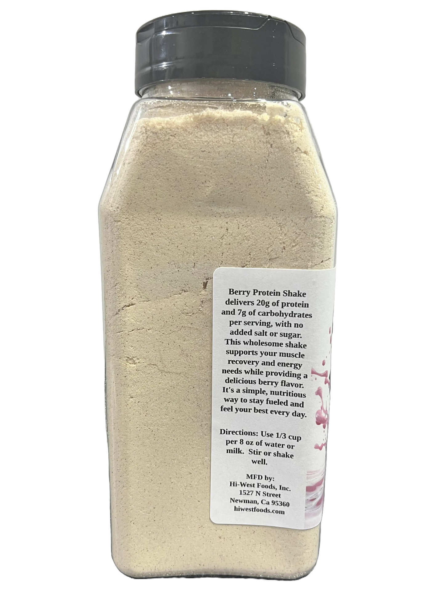 Berry Protein Shake Hi-West Foods, Inc.