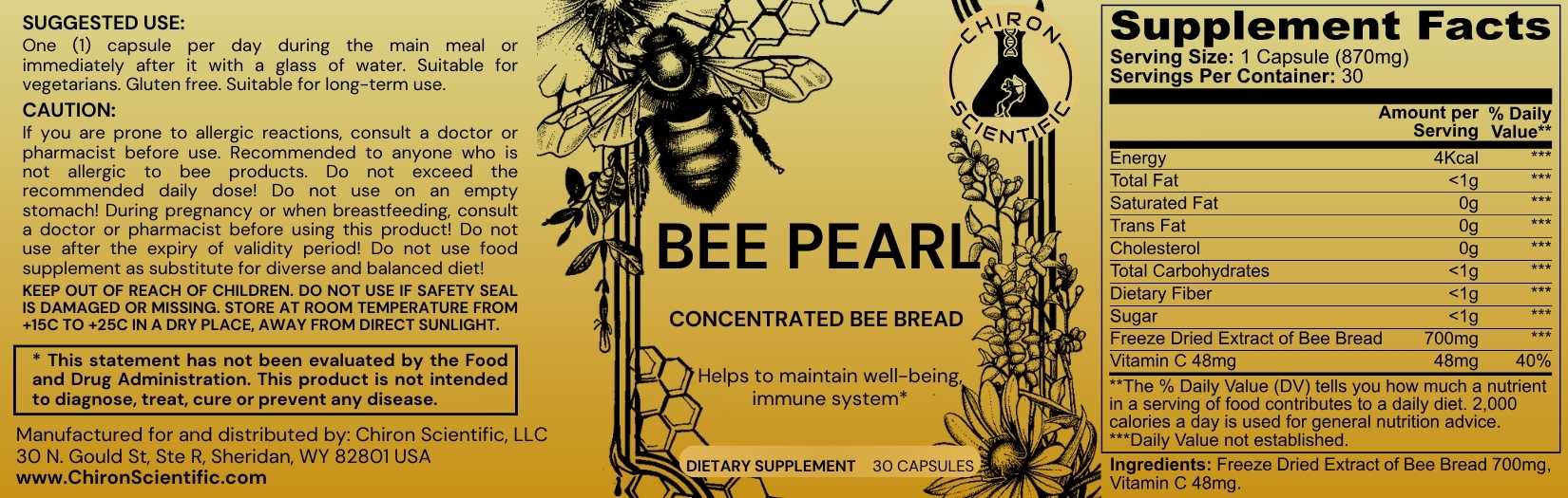 Bee Pearl Chiron Scientific