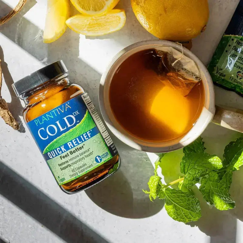 ColdDx 60-Capsule Bottle, Vegan Plantiva Natural Supplements
