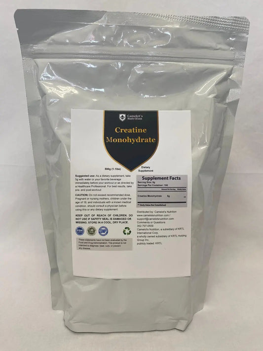 Creatine Monohydrate 500g Camelot's Nutrition