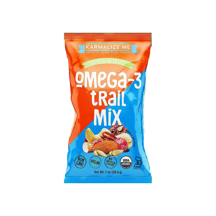 1 oz. Organic Omega 3 Trail Mix - Pack of 6 Karmalize.Me