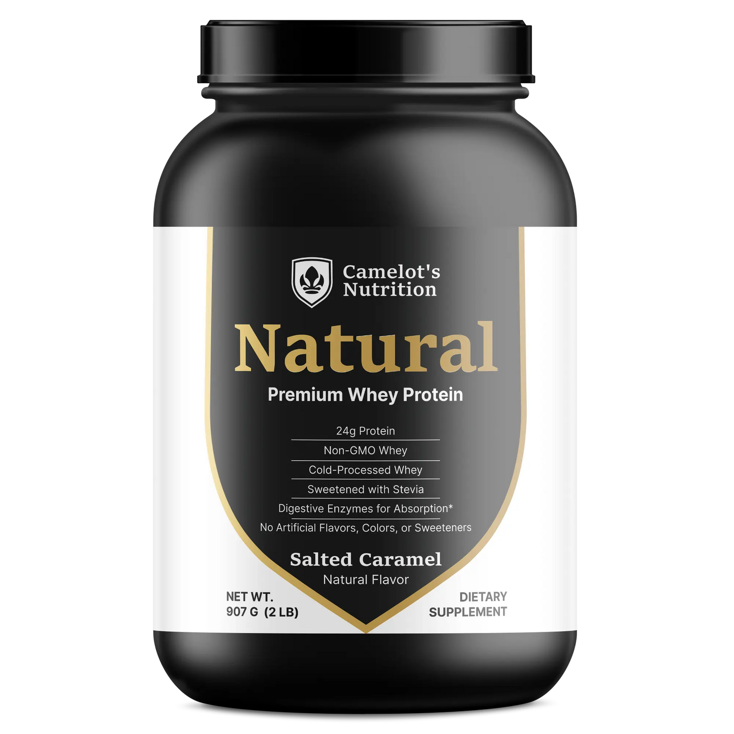 Natural Premium Whey Protein (Salted Caramel) Camelot's Nutrition