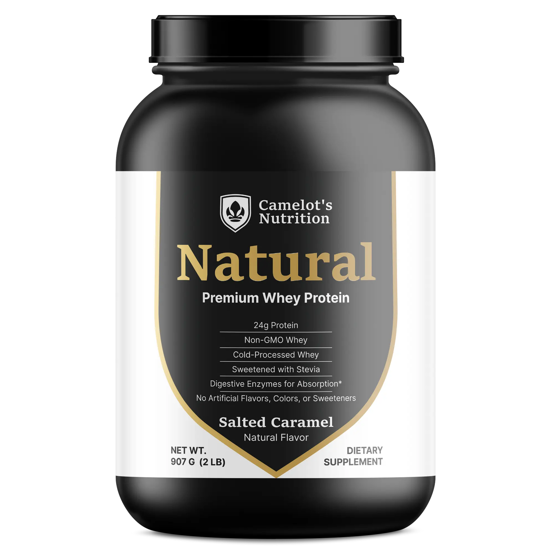 Natural Premium Whey Protein (Salted Caramel) Camelot's Nutrition