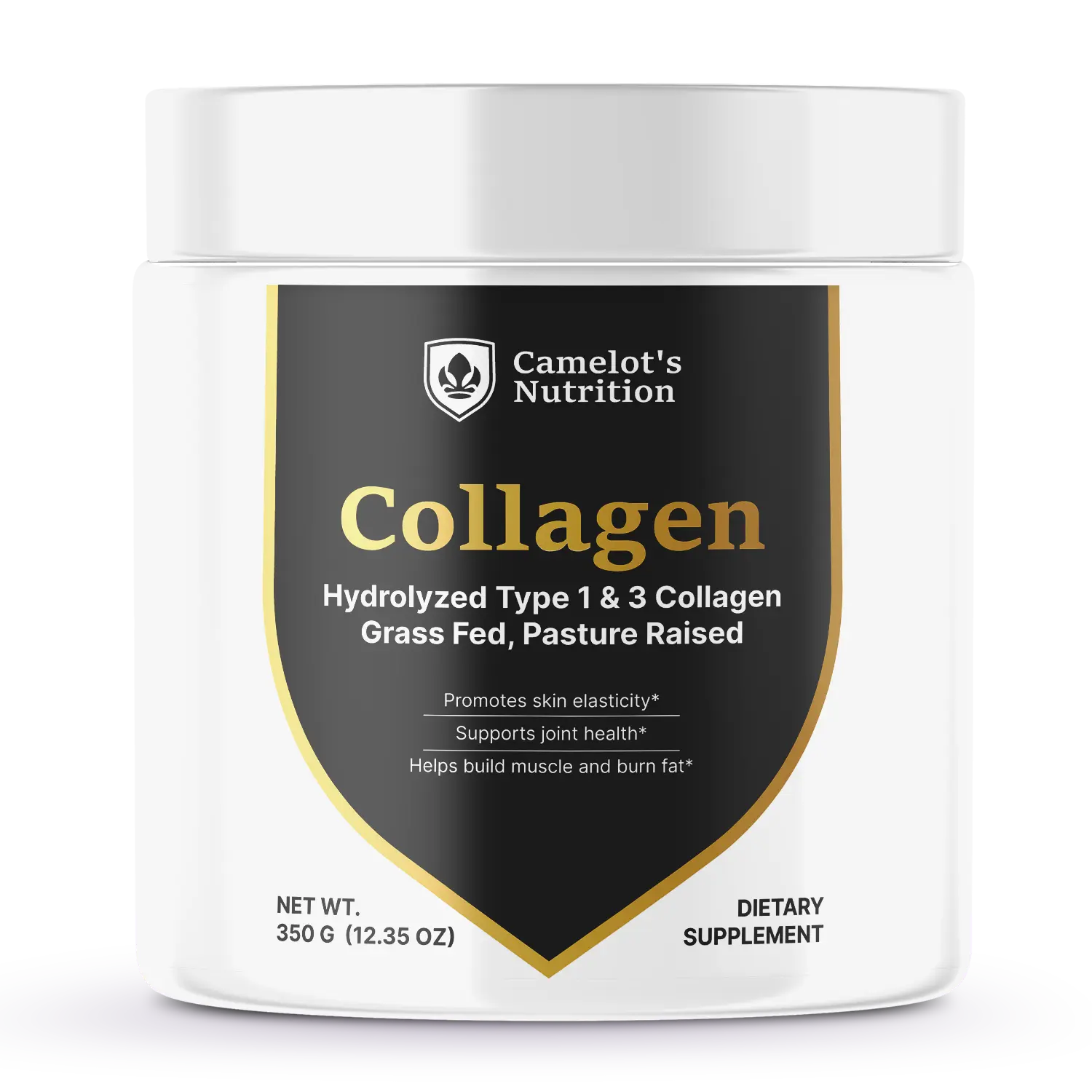 Collagen - Hydrolyzed Type 1 & 3 Collagen Grass Fed, Pasture Raised Camelot's Nutrition