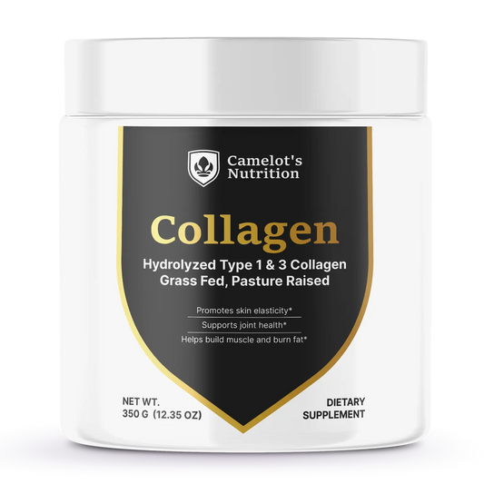 Collagen - Hydrolyzed Type 1 & 3 Collagen Grass Fed, Pasture Raised Camelot's Nutrition