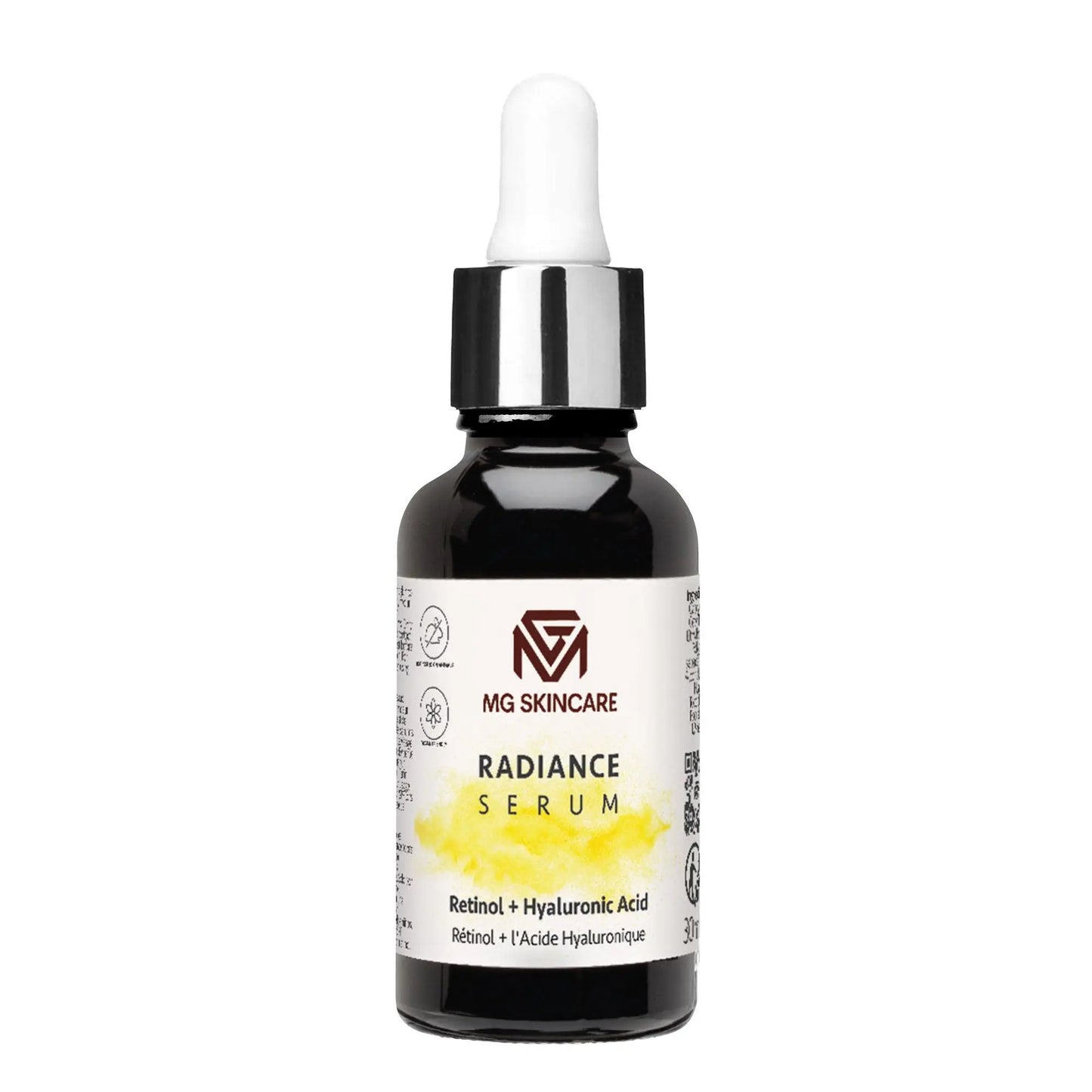 RADIANCE SERUM.  Retinol - Ascorbic Acid - Fruit Acids & Hyaluronic Acid MG Skincare