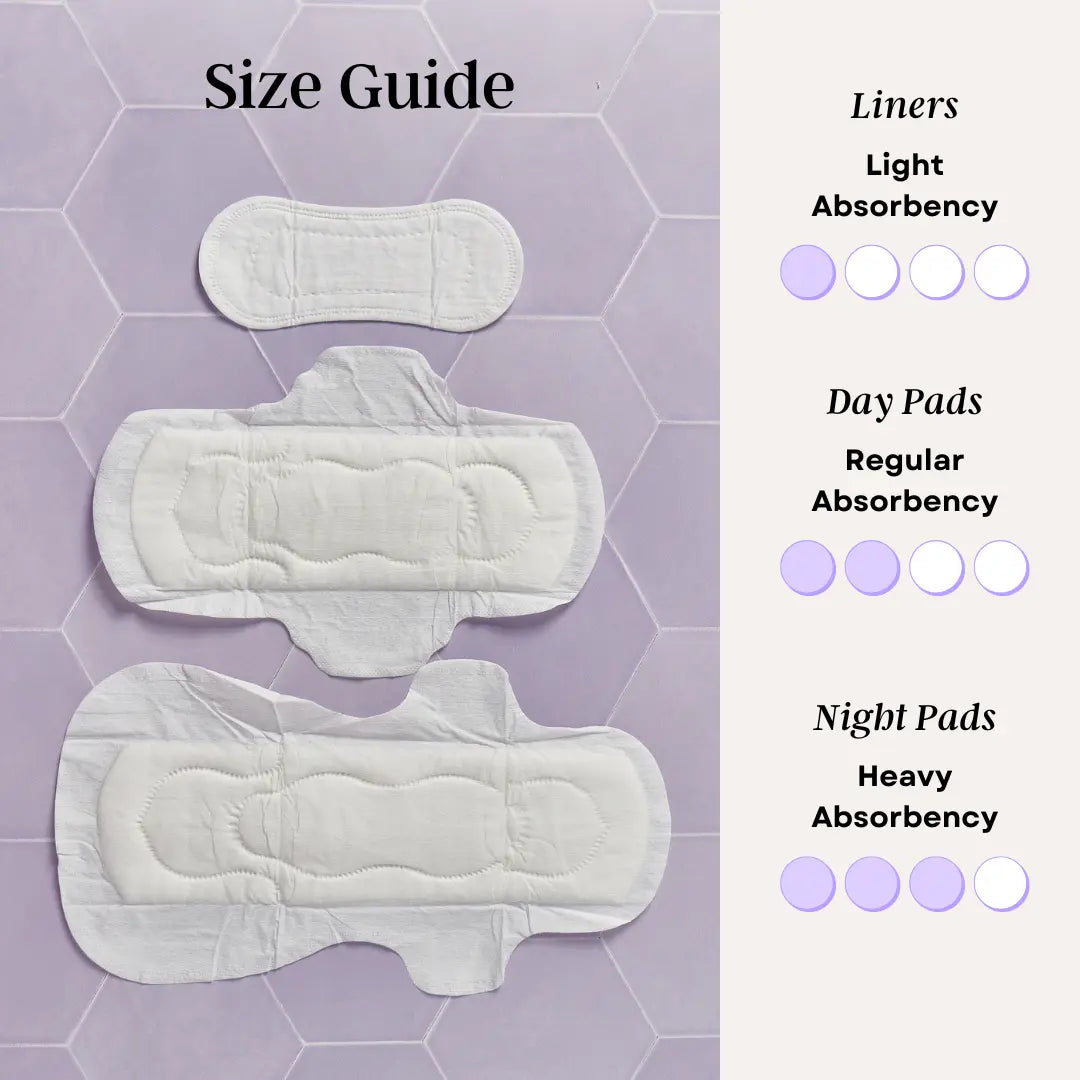 Besti 100% Organic Cotton Night Pads (10 Count) Besti