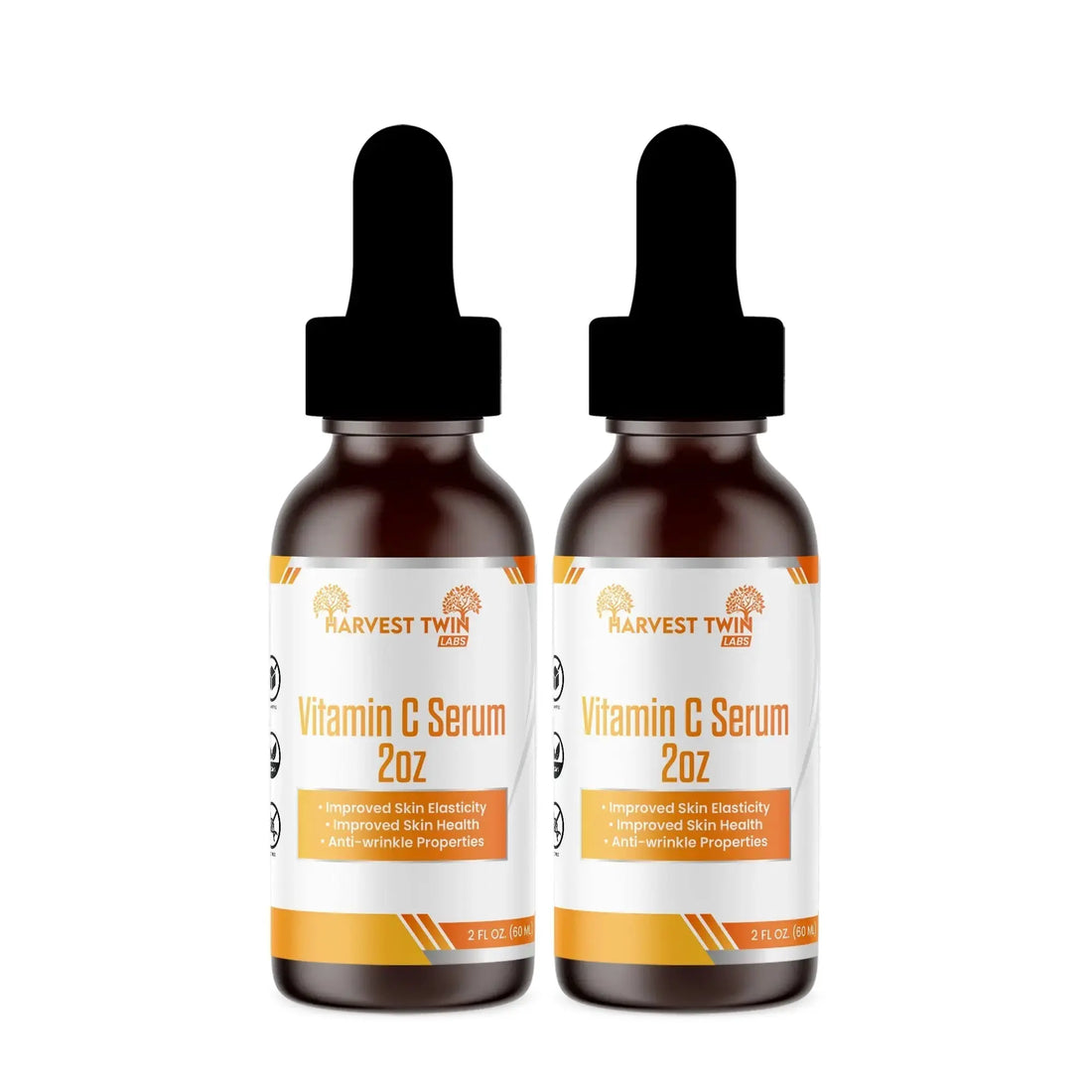 Vitamin C Serum 2oz anti-aging for skin health HARVEST - TWIN