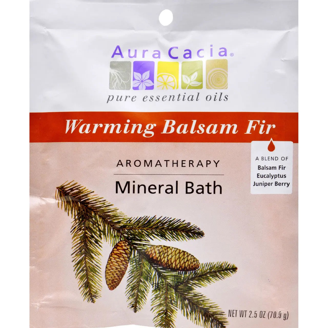 Aura Cacia Soothing Heat Mineral Bath (6x2.5 Oz) Aura Cacia
