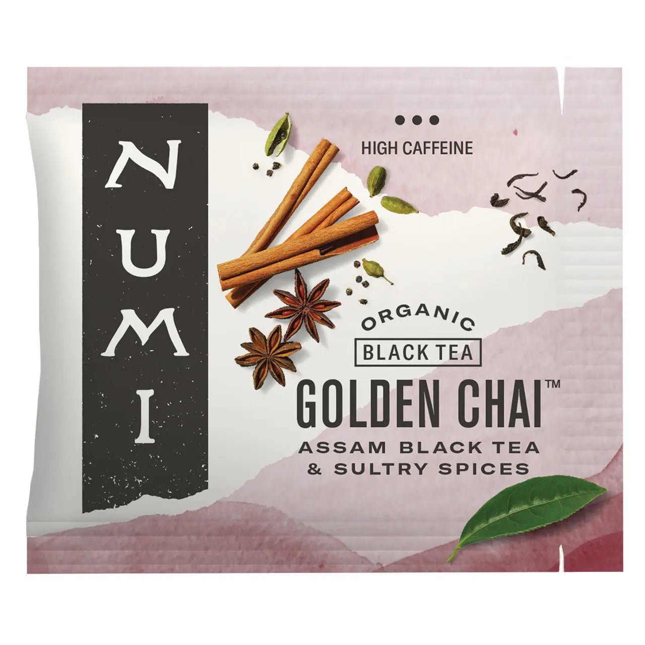 Numi Tea Golden Chai Black Tea (6x18 Bag) Camelots Nutrition