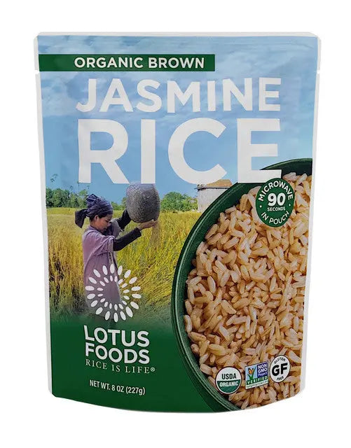 OG2 LOTUS BROWN JAS RICE ( 6 X 8 OZ   ) Camelots Nutrition