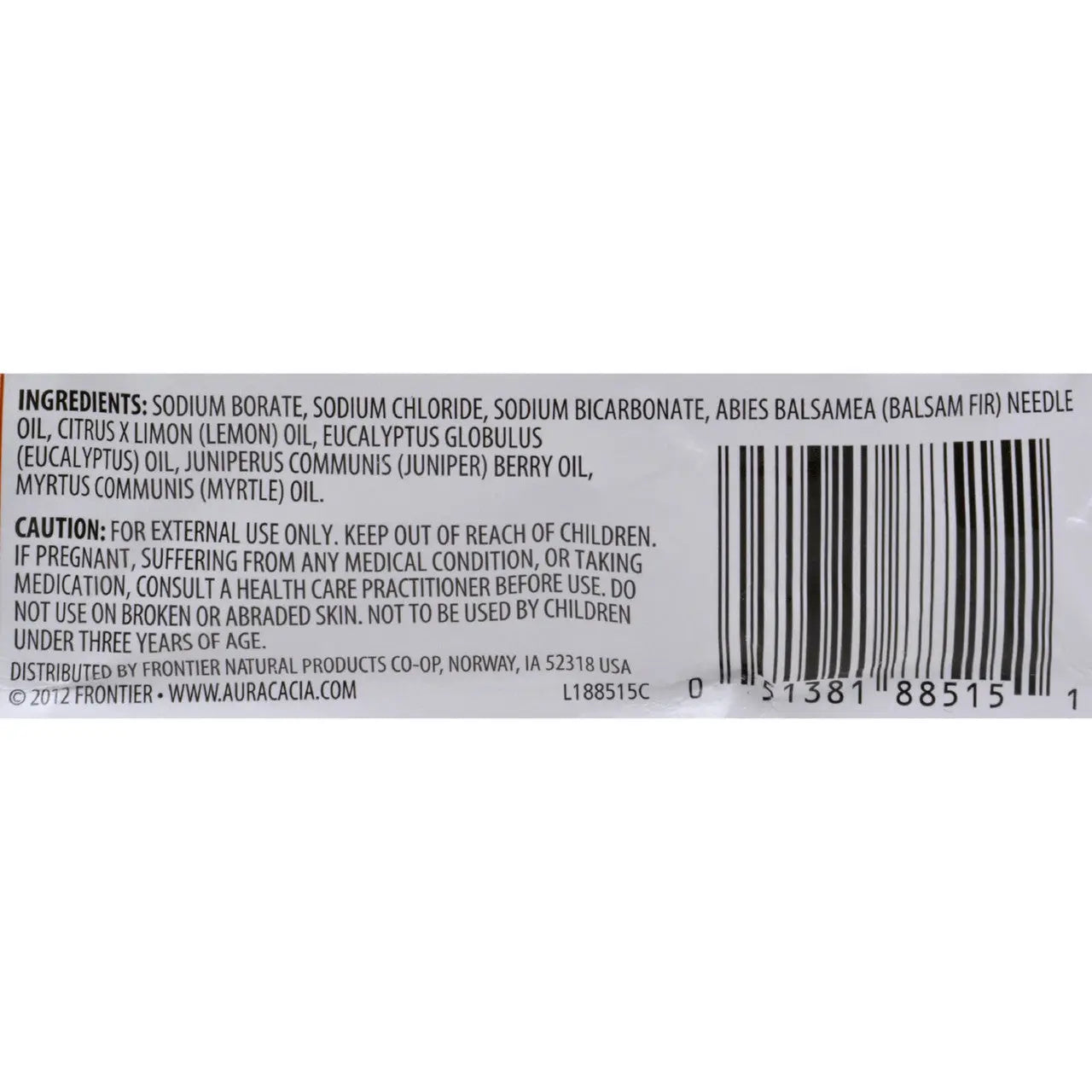 Aura Cacia Soothing Heat Mineral Bath (6x2.5 Oz) Aura Cacia