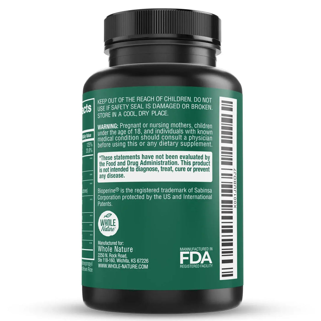 Whole Nature Brain Nootropic Supplement Whole Nature