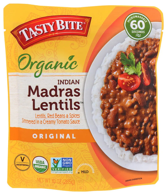 Tasty Bite Madras Lentils (6x10 Oz) Camelots Nutrition