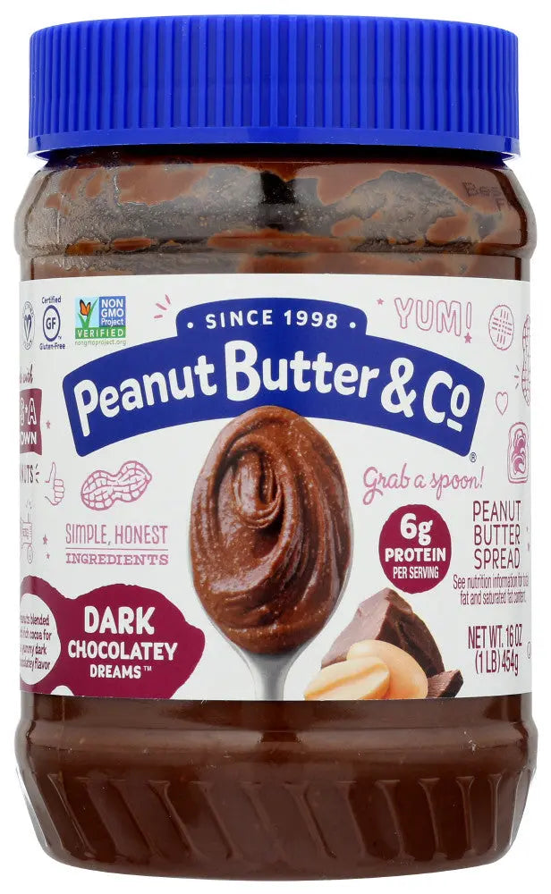 Peanut Butter & Co. Dark Chocolate Dreams (6x16Oz) Camelots Nutrition