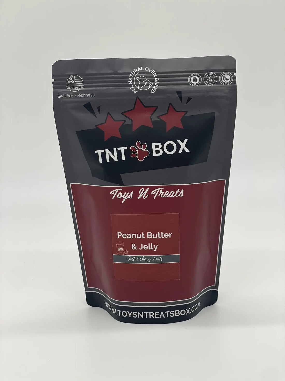 Peanut Butter & Jelly Pro Bakery Bites - Soft N Chewy Toys N Treats Box