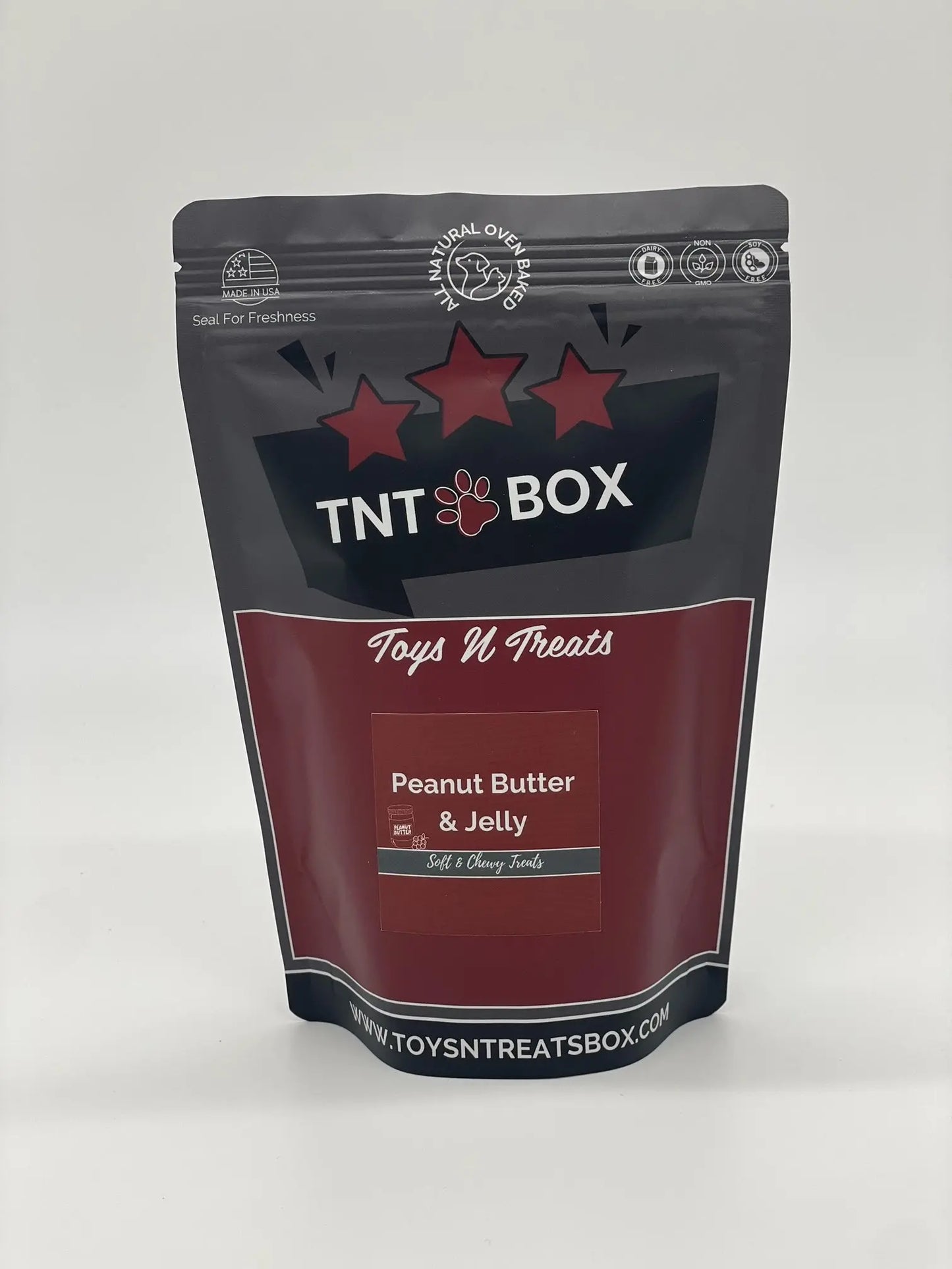 Peanut Butter & Jelly Pro Bakery Bites - Soft N Chewy Toys N Treats Box