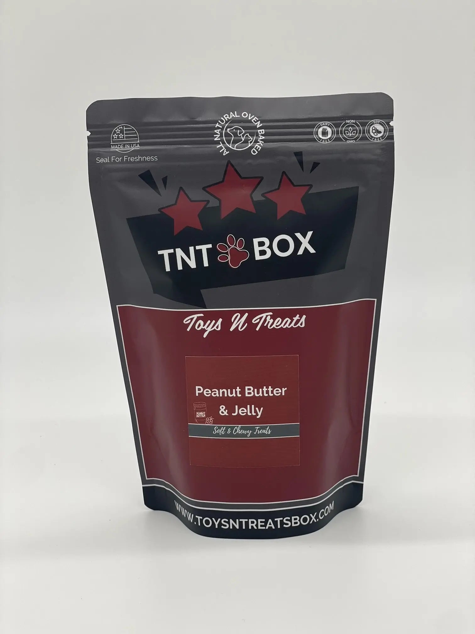 Peanut Butter & Jelly Pro Bakery Bites - Soft N Chewy Toys N Treats Box