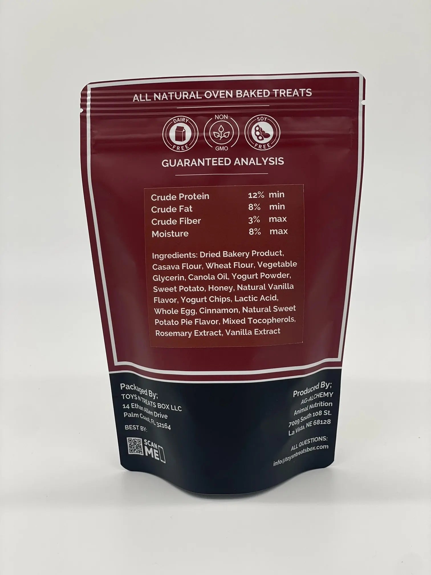 Sweet Potato Pie A La Mode Pro Bakery Bites - Soft N Chewy Toys N Treats Box