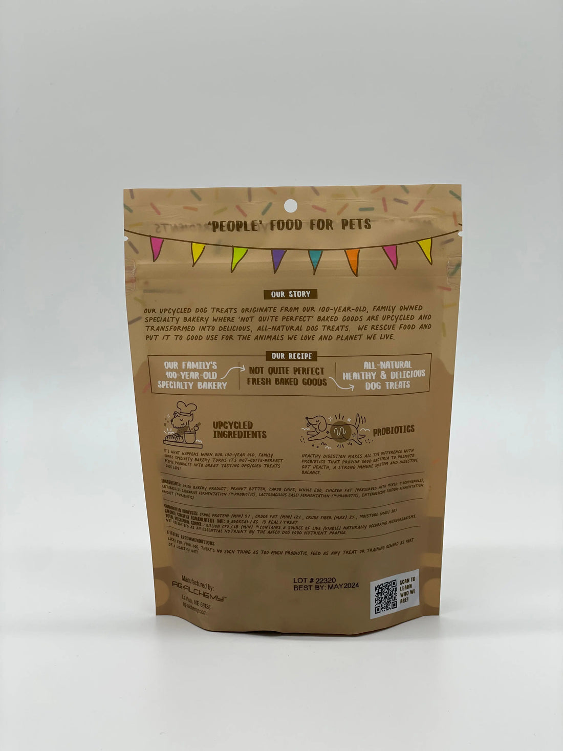 Peanut Butter and Carob Pro Bakery Bites - Soft N Chewy Toys N Treats Box