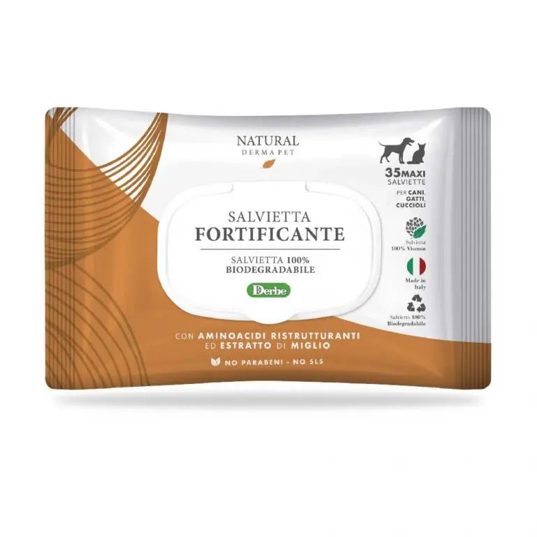 Wet Dog & Cat Wipes for Coat Strengthening – Millet & Amino Acids - Camelots Nutrition